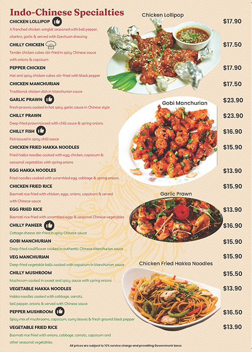 Shish Mahal Restaurant Singapore Menu