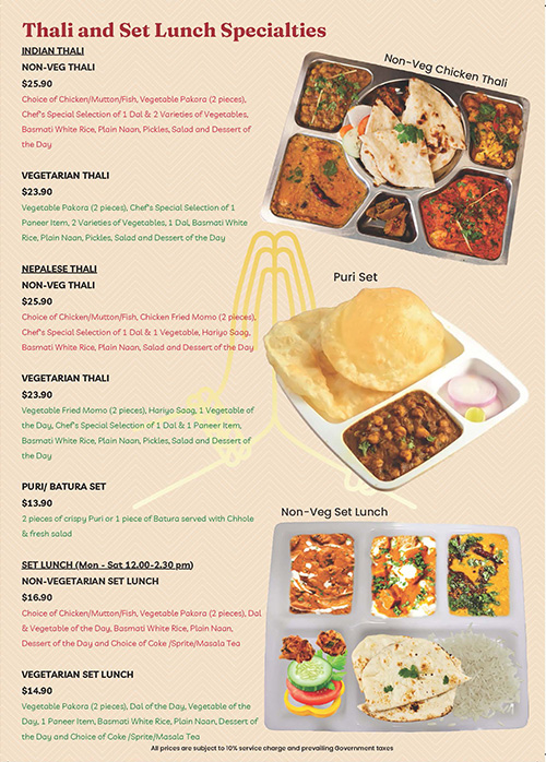 Shish Mahal Restaurant Singapore Menu